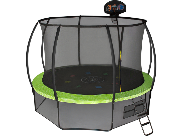 Батут Hasttings Air Game Basketball 3,05м с сеткой и лестницей
