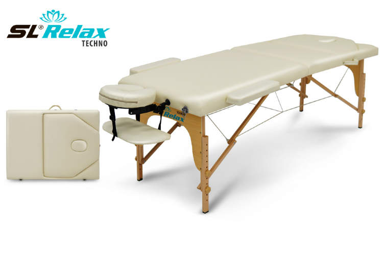 Массажный стол SL Relax Techno (beige) Бежевый