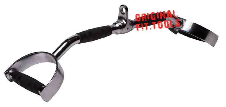 Рукоятка Fit.Tools для мышц спины 60 см (узкий параллельный хват) FT-MB-24-S