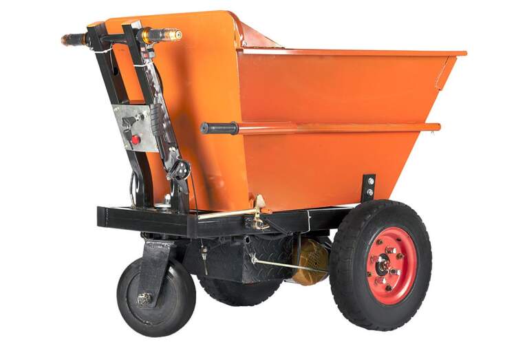 Самоходная тачка «Ковш» Rutrike  СТК 500 48V800W подставка для ног