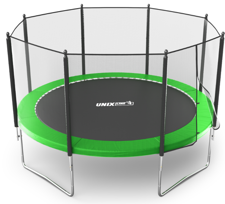 Батут UNIX line Simple 12 ft Green (outside)